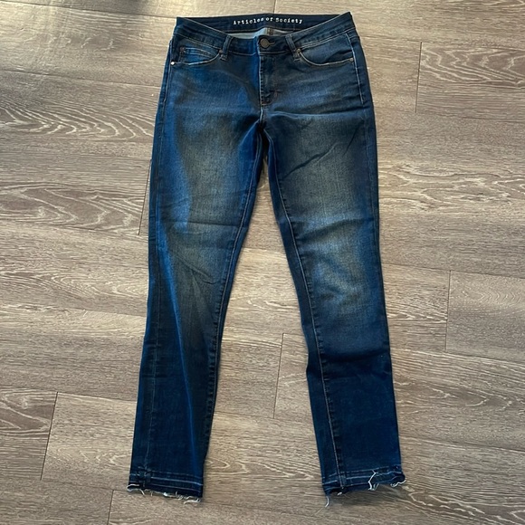 Articles of Society Womens Heather Skinny High Waist Jeans Size 27 RN 137479 - Picture 2 of 3